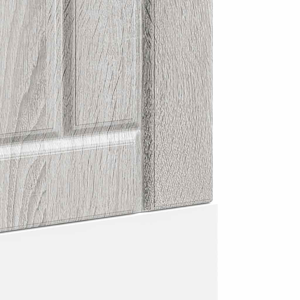 Pannello Lavastoviglie Lucca Grigio Sonoma in Legno Multistrato - homemem39