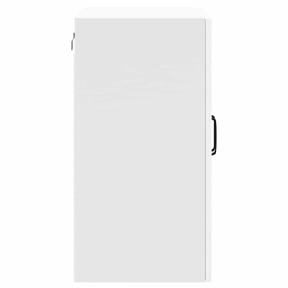 Pensile da Cucina con Porta in Vetro Lucca Bianco Truciolato - homemem39