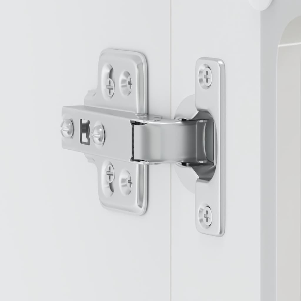 Pensile da Cucina con Porta in Vetro Lucca Bianco Lucido - homemem39