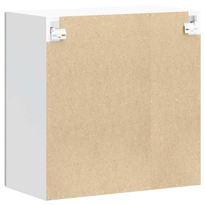 Pensile da Cucina con Porta in Vetro Lucca Grigio Cemento - homemem39