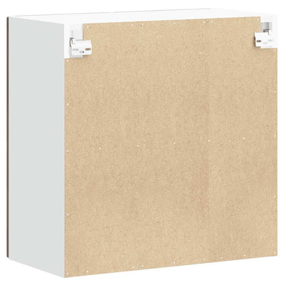 Pensile da Cucina con Porta in Vetro Lucca Rovere Fumo - homemem39