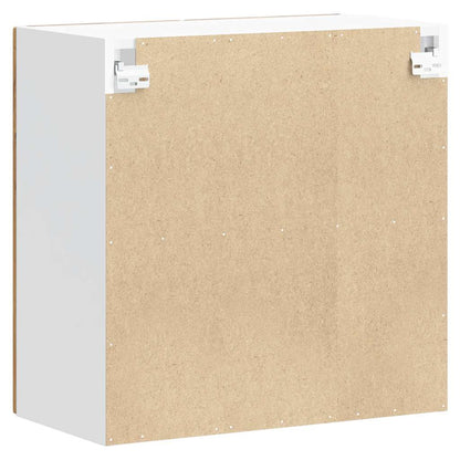 Pensile da Cucina con Porta in Vetro Lucca Legno Vecchio - homemem39