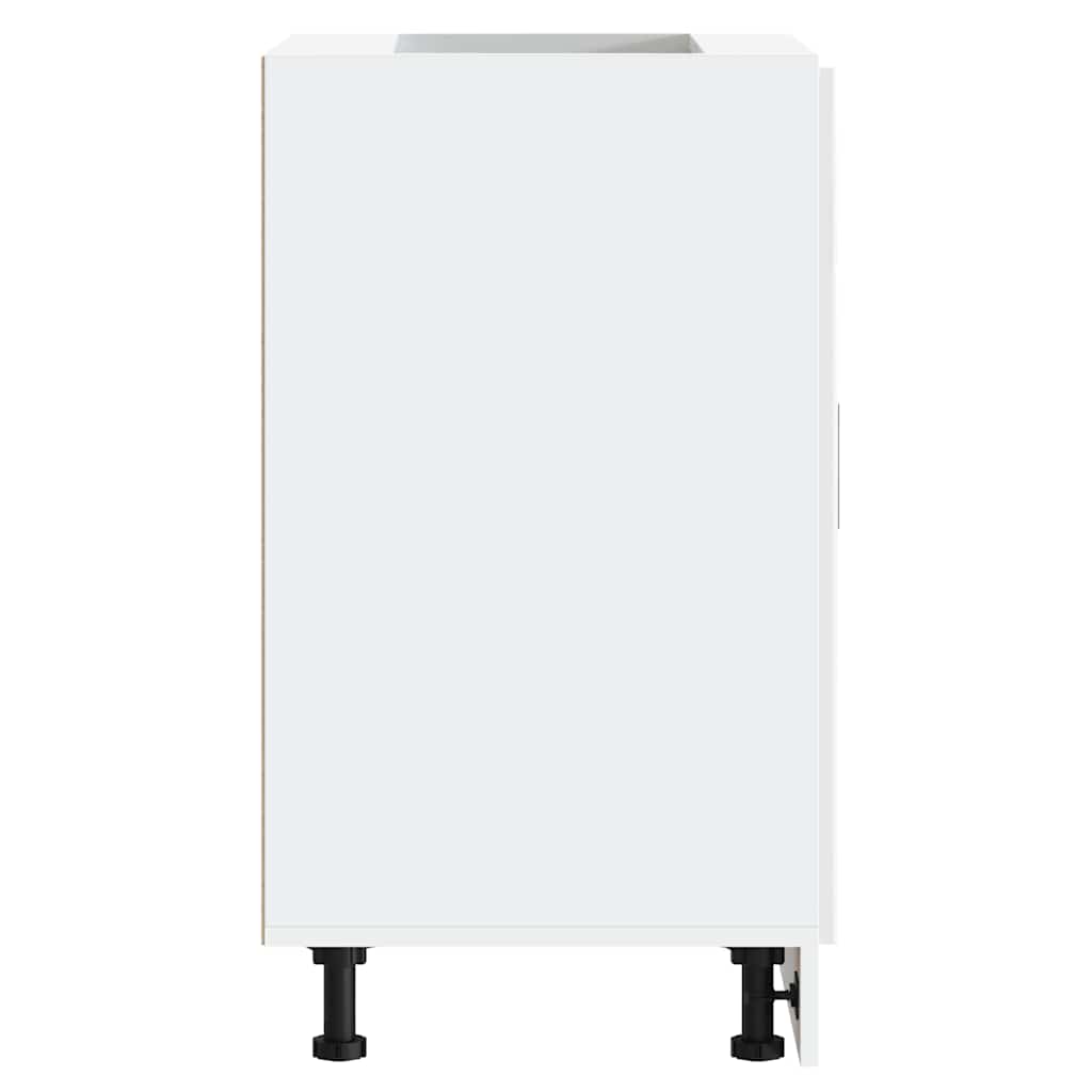 Base da Cucina Porto Bianco Lucido in Legno Multistrato - homemem39