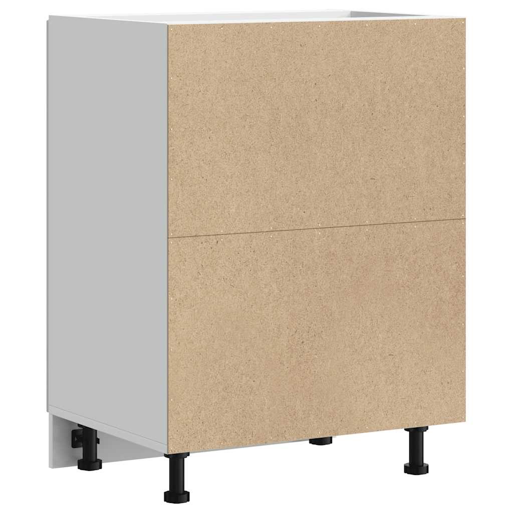 Base da Cucina Porto Bianco Lucido in Legno Multistrato - homemem39