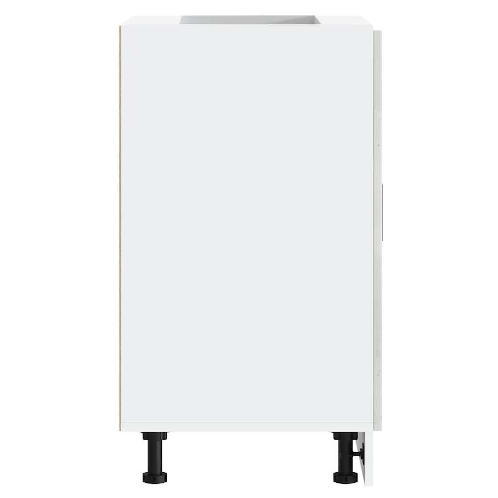 Base da Cucina Porto Grigio Cemento in Legno Multistrato - homemem39