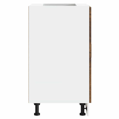 Base da Cucina Porto Rovere Fumo in Legno Multistrato - homemem39