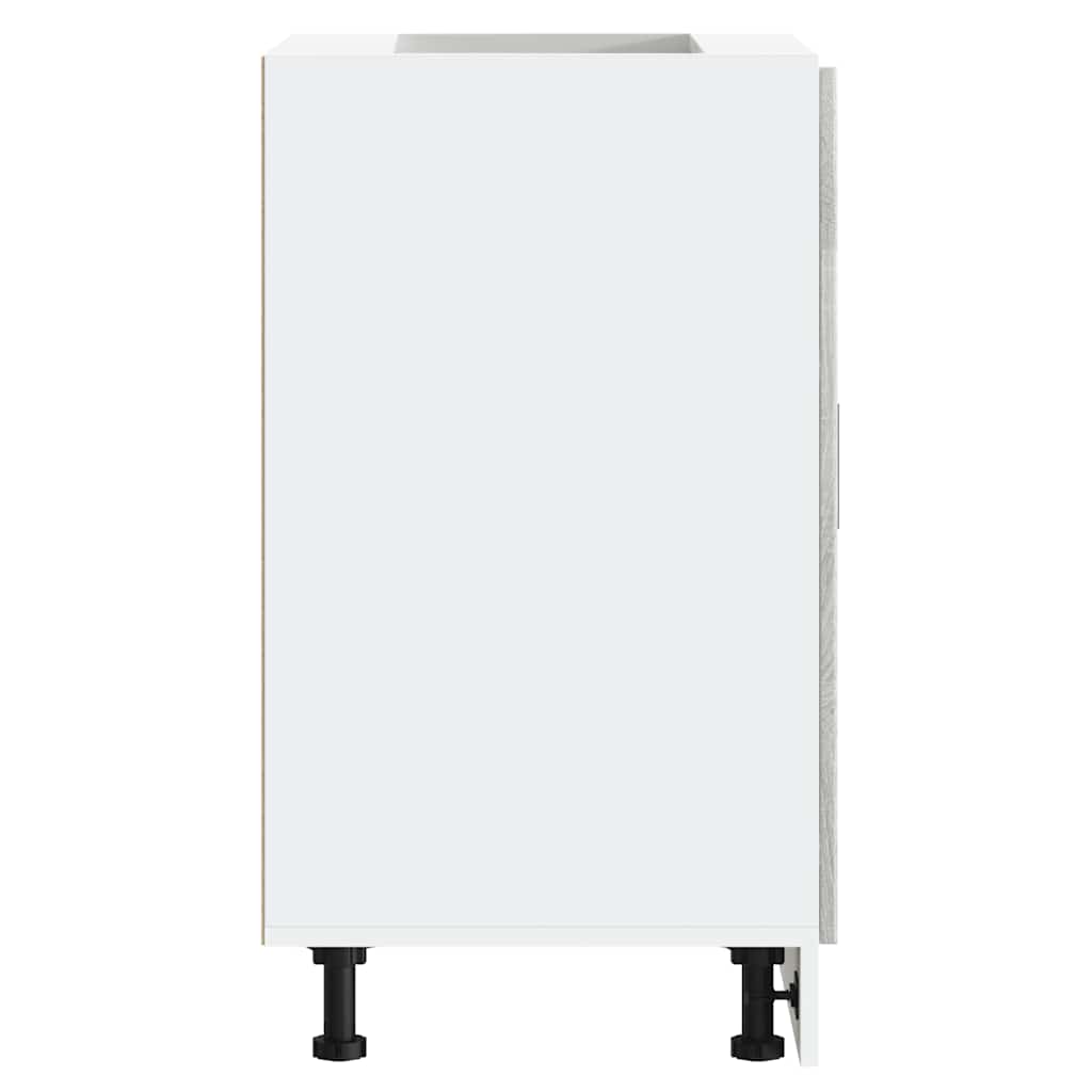 Base da Cucina Porto Grigio Sonoma in Legno Multistrato - homemem39