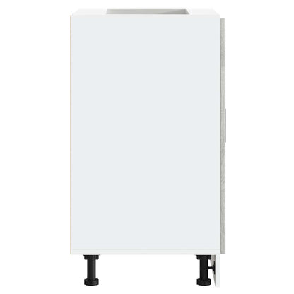 Base da Cucina Porto Grigio Sonoma in Legno Multistrato - homemem39