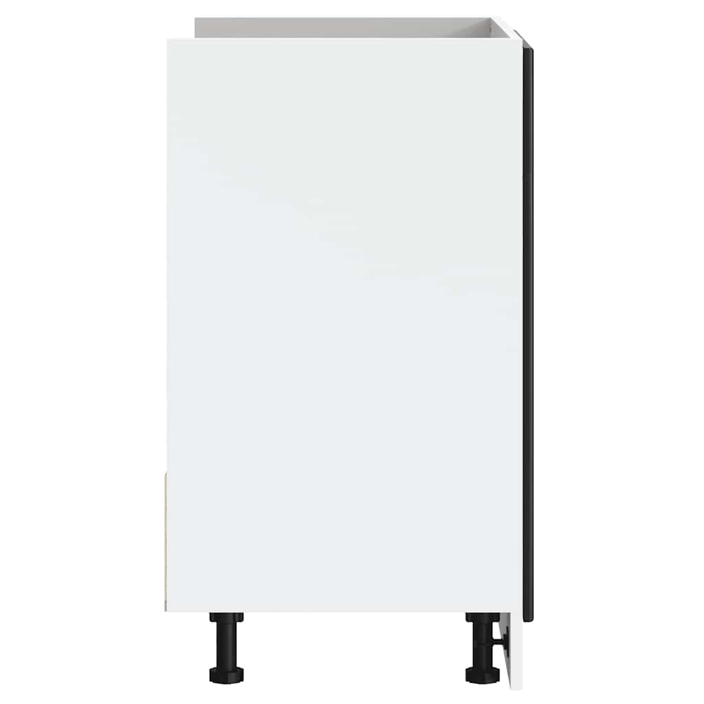 Mobile base lavello Porto Nero 80x46x81,5cm Legno Multistrato - homemem39