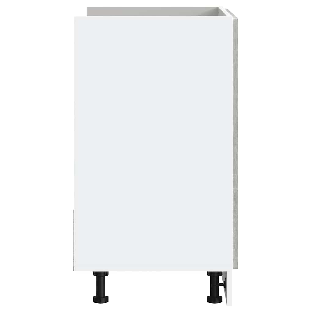 Mobile base lavello Porto Grigio Sonoma 80x46x81,5cm Truciolato - homemem39