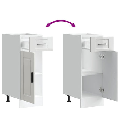 Base da Cucina Porto Bianco Lucido in Legno Multistrato - homemem39