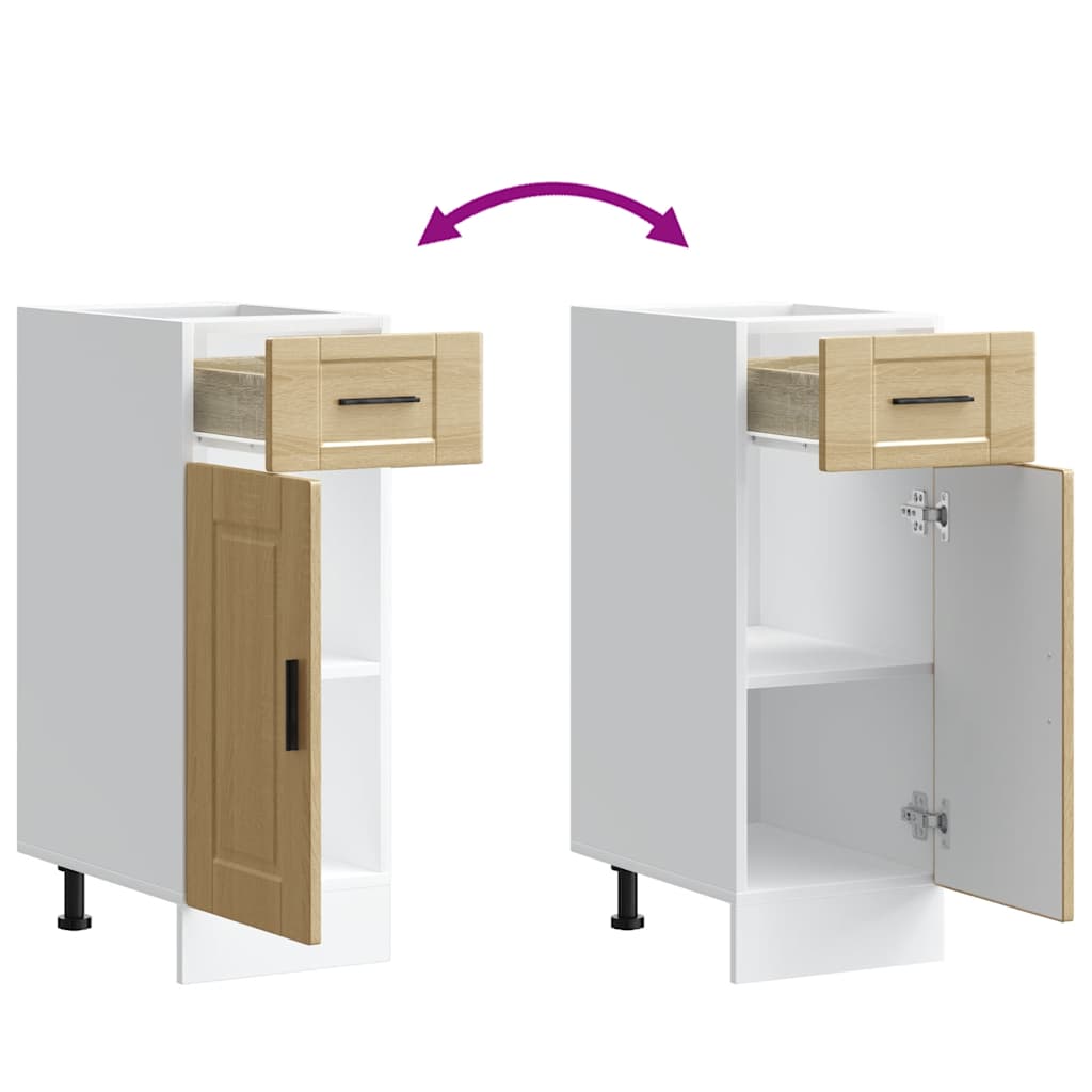 Base da Cucina Porto Rovere Sonoma in Legno Multistrato - homemem39