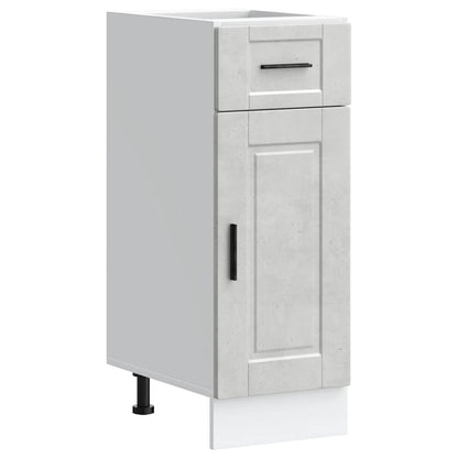 Base da Cucina Porto Grigio Cemento in Legno Multistrato - homemem39