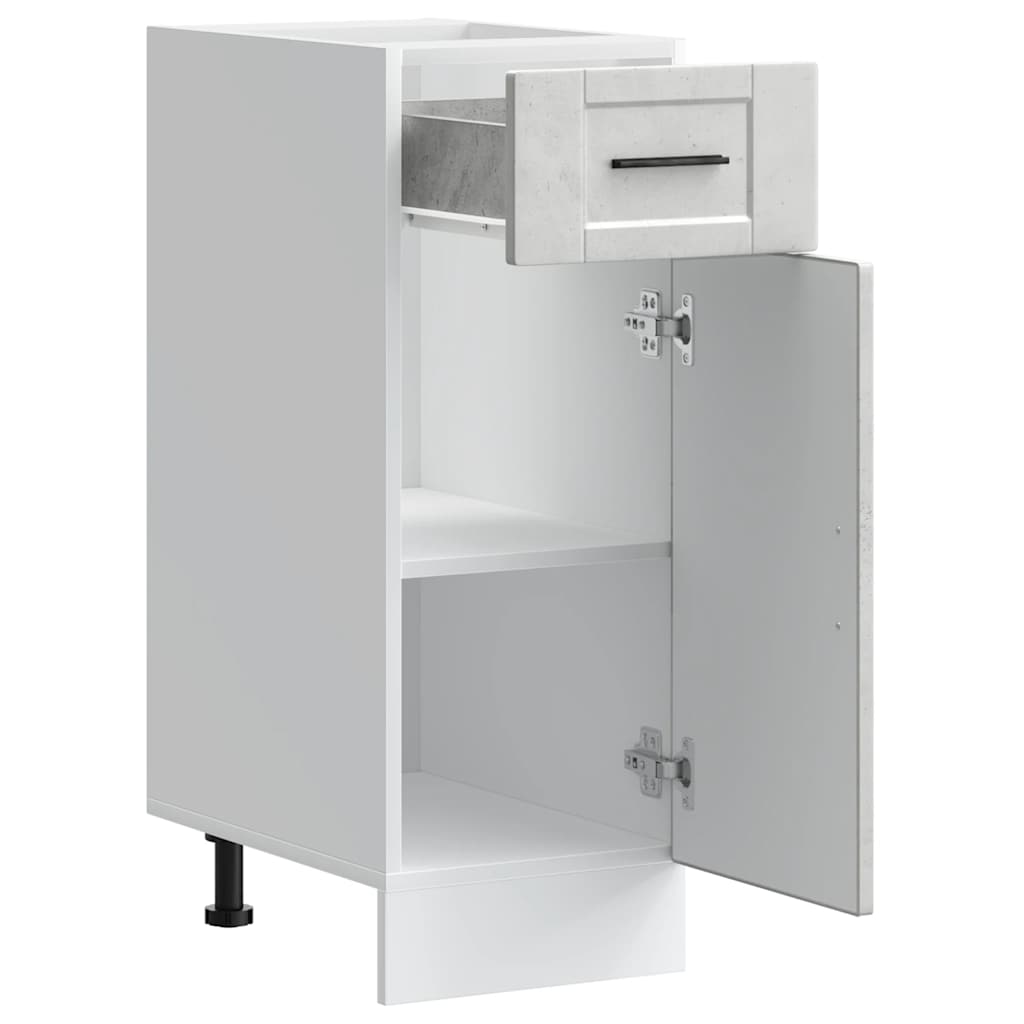 Base da Cucina Porto Grigio Cemento in Legno Multistrato - homemem39