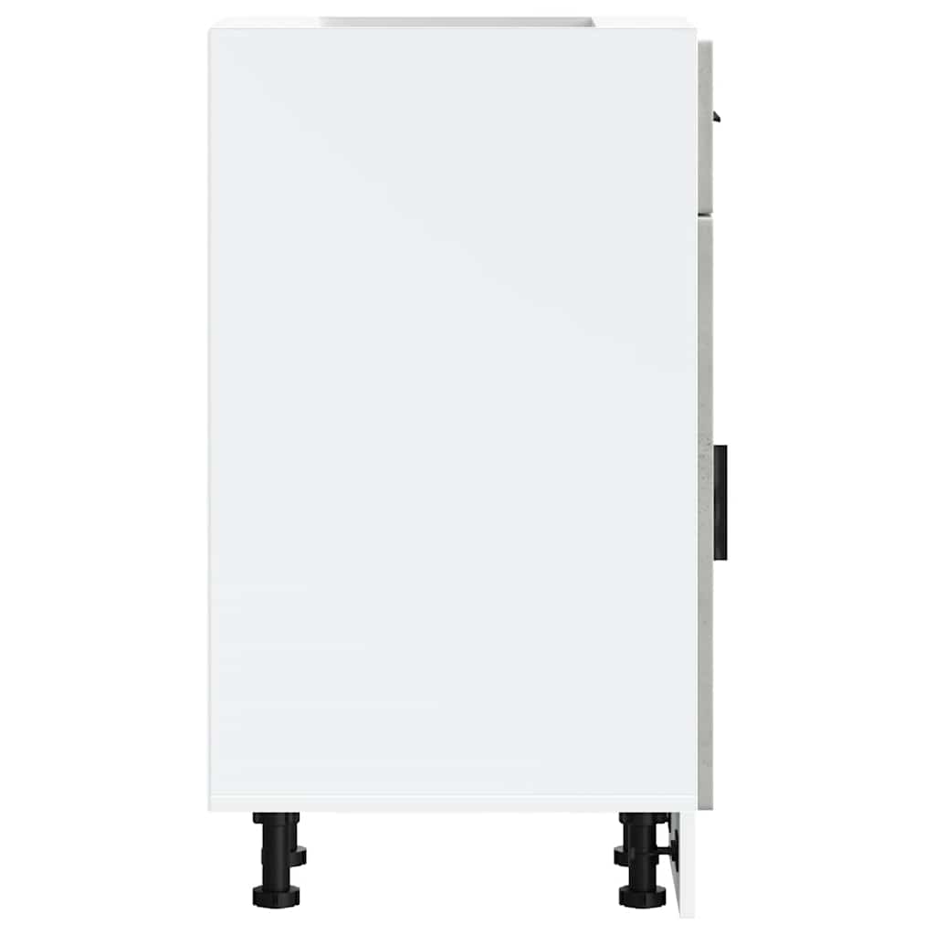 Base da Cucina Porto Grigio Cemento in Legno Multistrato - homemem39