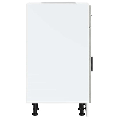 Base da Cucina Porto Grigio Cemento in Legno Multistrato - homemem39