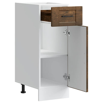 Base da Cucina Porto Rovere Fumo in Legno Multistrato - homemem39