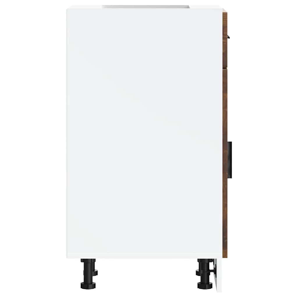 Base da Cucina Porto Rovere Fumo in Legno Multistrato - homemem39