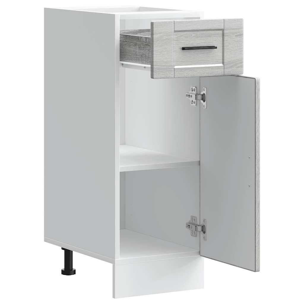 Base da Cucina Porto Grigio Sonoma in Legno Multistrato - homemem39