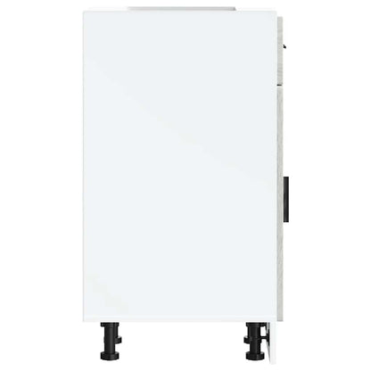 Base da Cucina Porto Grigio Sonoma in Legno Multistrato - homemem39