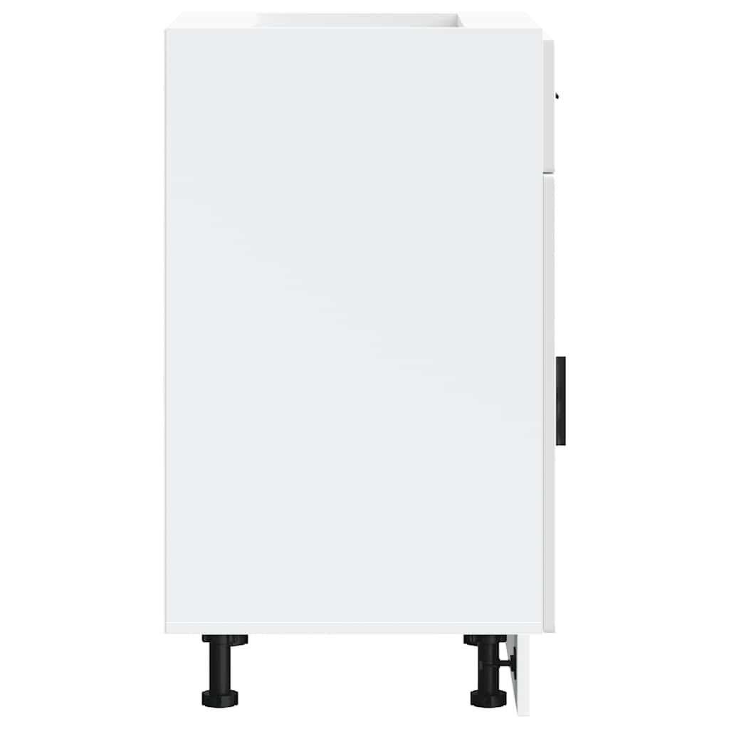 Base da Cucina Porto Bianco Lucido in Legno Multistrato - homemem39