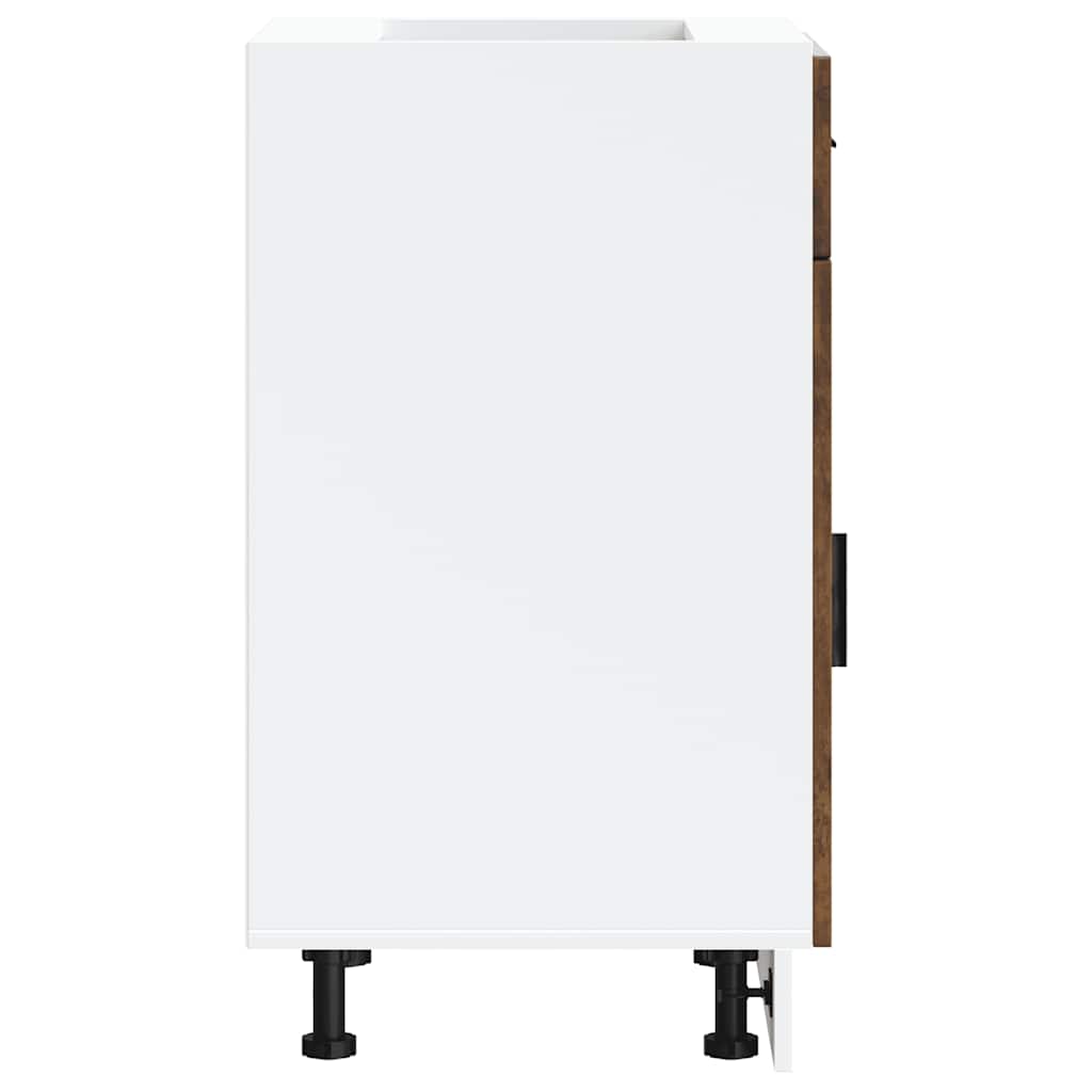 Base da Cucina Porto Rovere Fumo in Legno Multistrato - homemem39