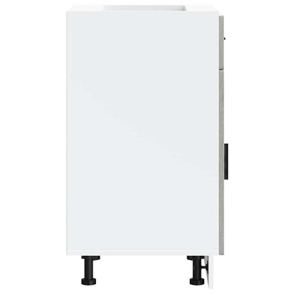 Base da Cucina Porto Grigio Sonoma in Legno Multistrato - homemem39