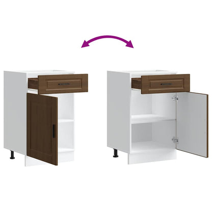 Base da Cucina Porto Rovere Marrone in Legno Multistrato - homemem39