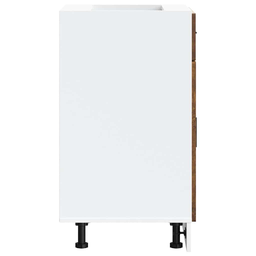 Base da Cucina Porto Rovere Fumo in Legno Multistrato - homemem39