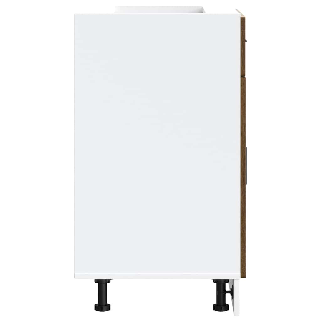 Base da Cucina Porto Rovere Marrone in Legno Multistrato - homemem39