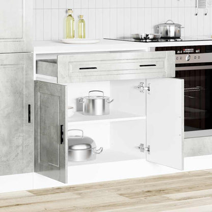 Base da Cucina Porto Grigio Cemento in Legno Multistrato - homemem39