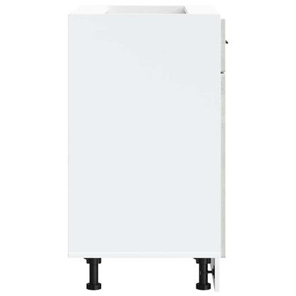 Base da Cucina Porto Grigio Cemento in Legno Multistrato - homemem39