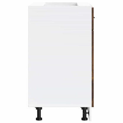 Base da Cucina Porto Rovere Fumo in Legno Multistrato - homemem39