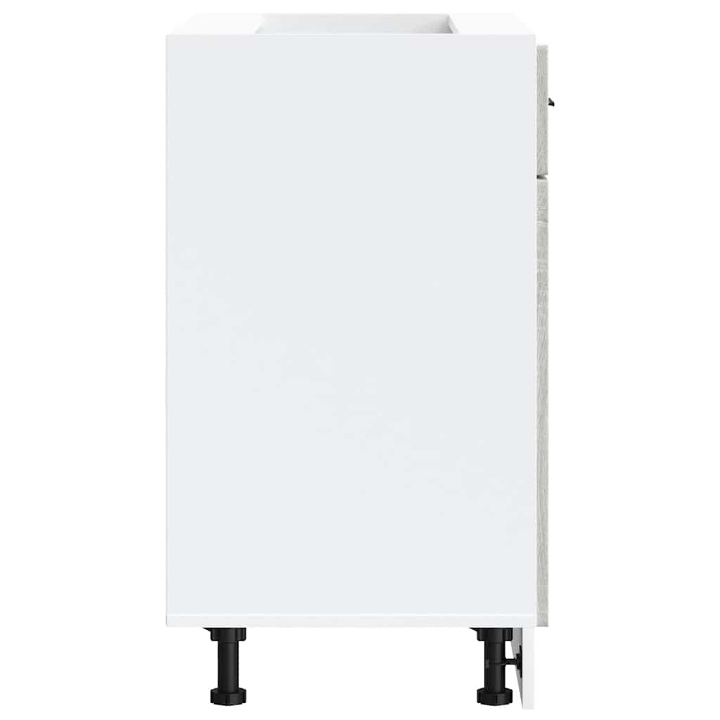 Base da Cucina Porto Grigio Sonoma in Legno Multistrato - homemem39