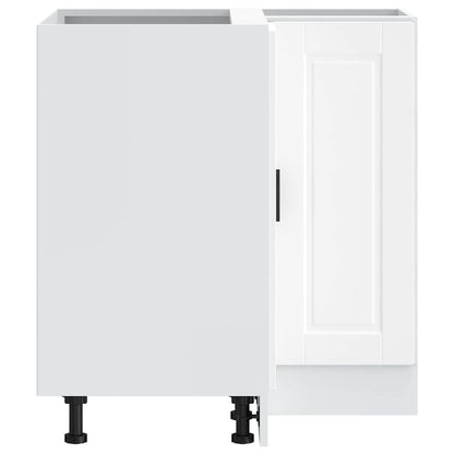 Base ad Angolo Cucina Porto Bianco in Legno Multistrato - homemem39