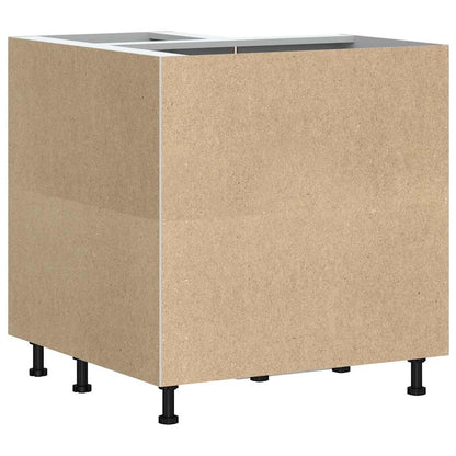 Base ad Angolo Cucina Porto Bianco in Legno Multistrato - homemem39