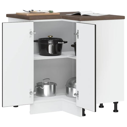 Base ad Angolo Cucina Porto Nero in Legno Multistrato