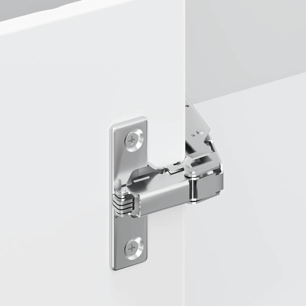 Base ad Angolo Cucina Porto Bianco Lucido in Legno Multistrato - homemem39