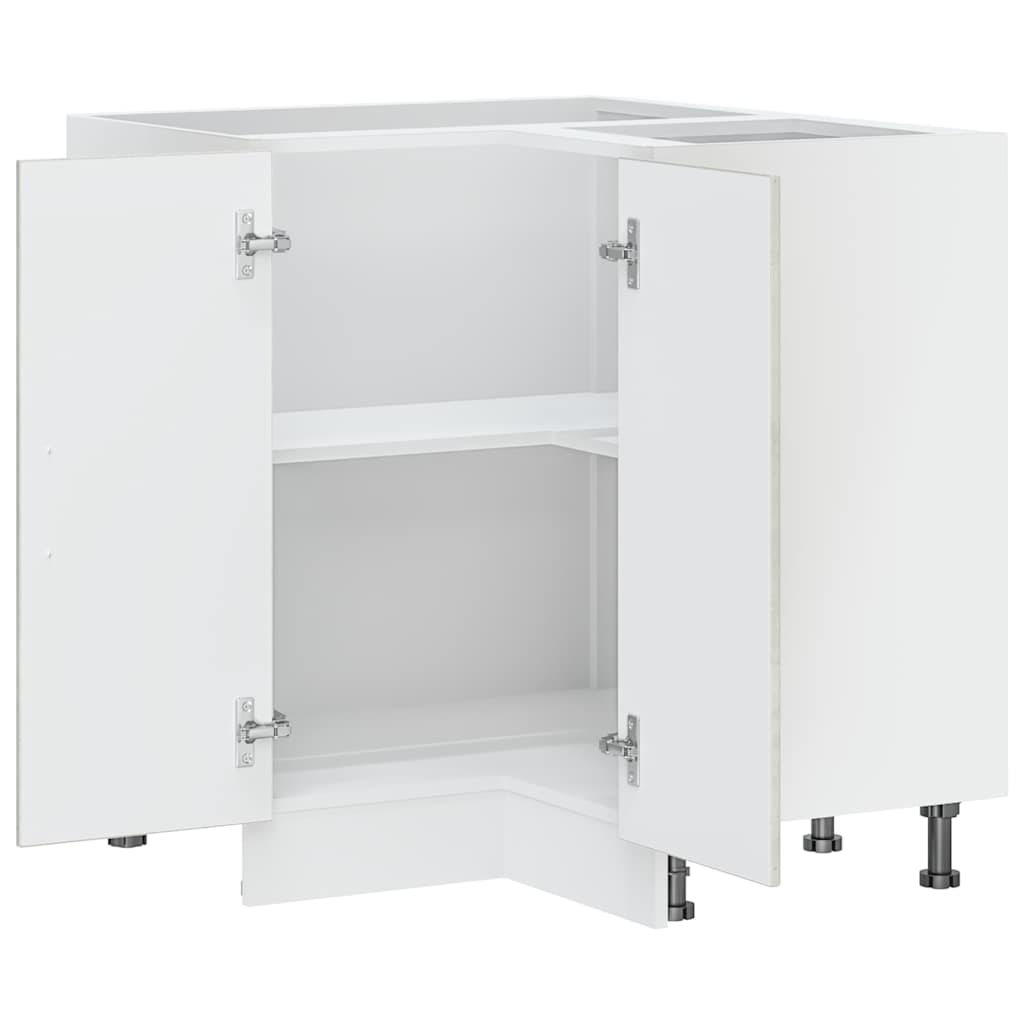 Base ad Angolo Cucina Porto Grigio Cemento in Legno Multistrato - homemem39