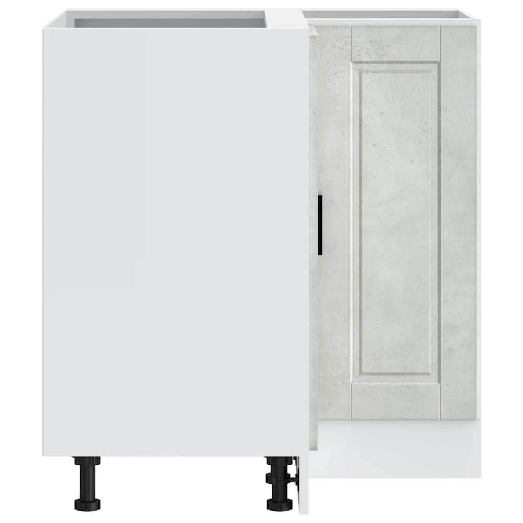 Base ad Angolo Cucina Porto Grigio Cemento in Legno Multistrato - homemem39