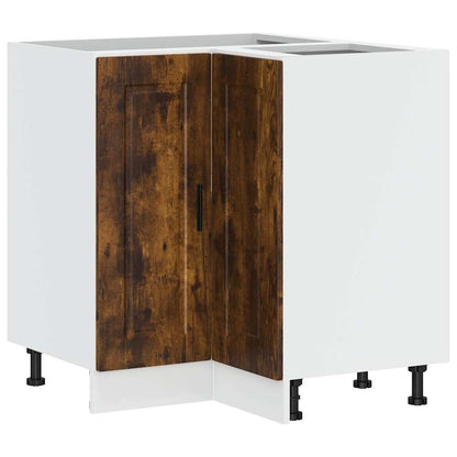 Base ad Angolo Cucina Porto Rovere Fumo in Legno Multistrato - homemem39
