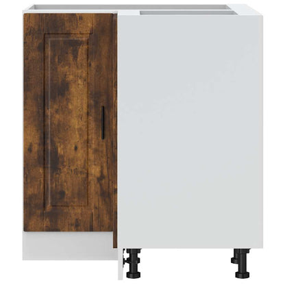 Base ad Angolo Cucina Porto Rovere Fumo in Legno Multistrato - homemem39