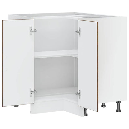 Base ad Angolo Cucina Porto Rovere Fumo in Legno Multistrato - homemem39