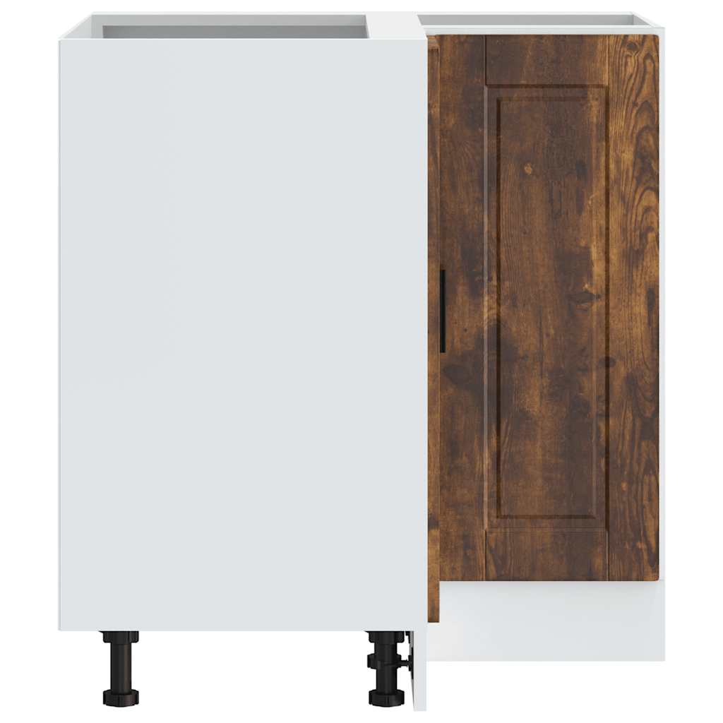 Base ad Angolo Cucina Porto Rovere Fumo in Legno Multistrato - homemem39