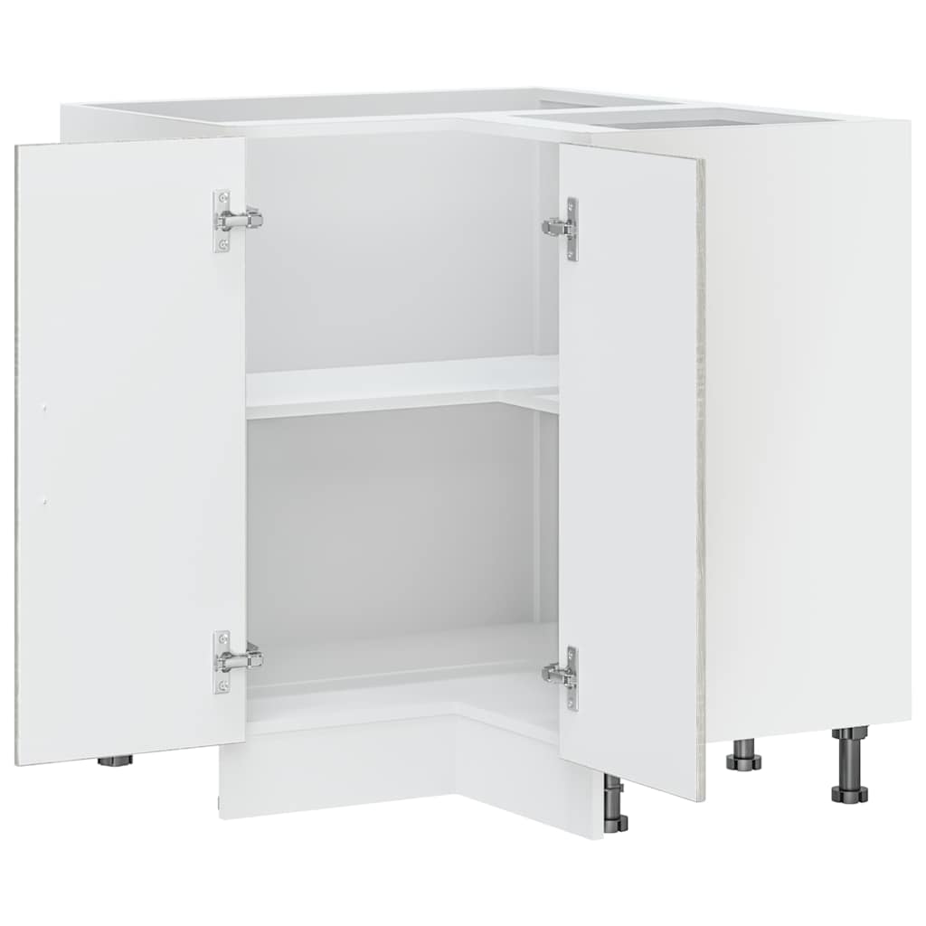 Base ad Angolo Cucina Porto Grigio Sonoma in Legno Multistrato - homemem39