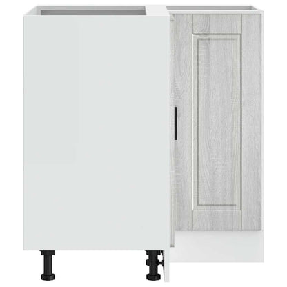 Base ad Angolo Cucina Porto Grigio Sonoma in Legno Multistrato - homemem39