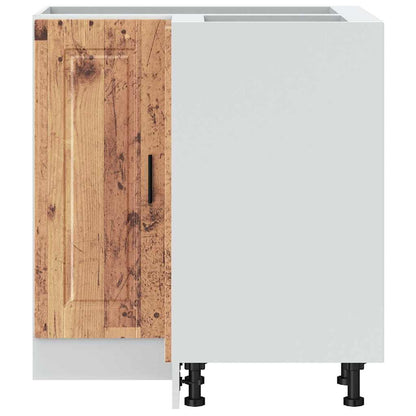 Base ad Angolo Cucina Porto Legno Antico in Legno Multistrato - homemem39