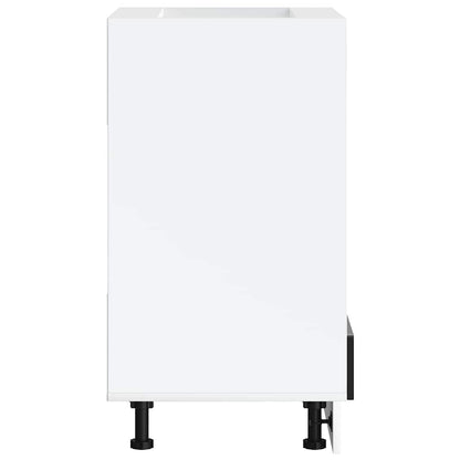 Armadio per Forno Porto Nero in Legno Multistrato - homemem39