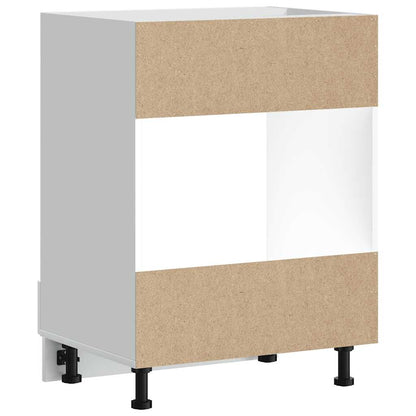 Armadio per Forno Porto Bianco Lucido in Legno Multistrato - homemem39