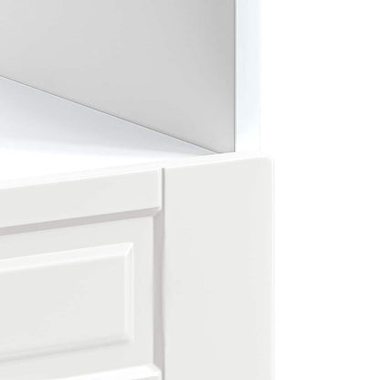 Armadio per Forno Porto Bianco Lucido in Legno Multistrato - homemem39